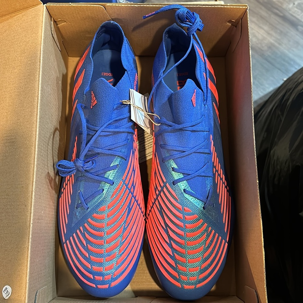 adidas Predator Edge.1 L FG Soccer Cleats -  Sizes 12, 13 - New - Picture 9 of 10